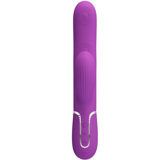 PRETTY LOVE - VIBRATEUR LAPIN MULTIFONCTION 3 EN 1 PERLITA VIOLET - Sensualia