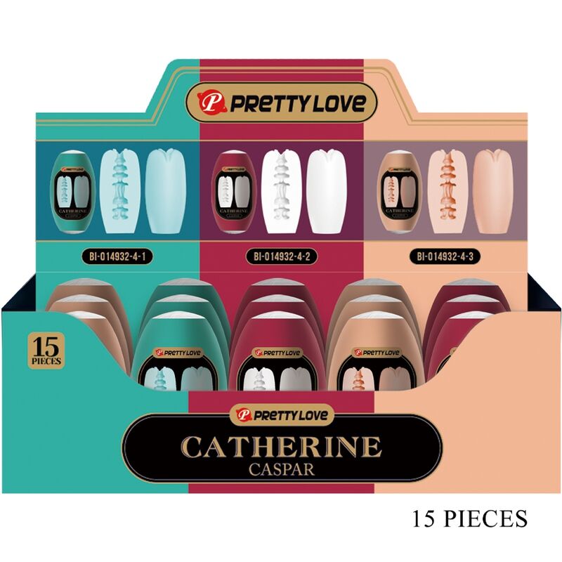 PRETTY LOVE - CASPAR PACK 15 DIFFÉRENTS MASCRUBATEURS HOMMES - Sensualia