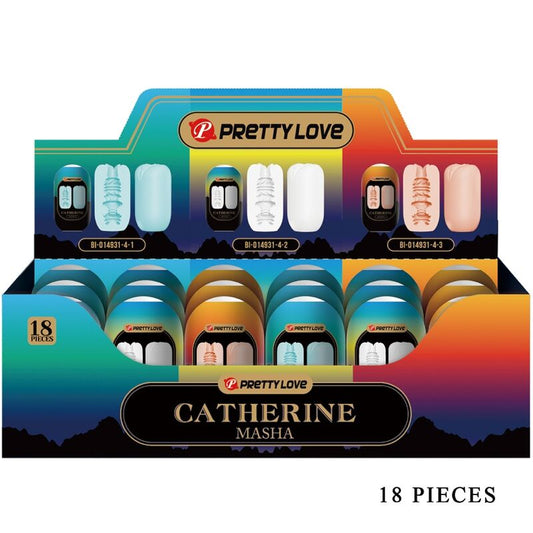 PRETTY LOVE - MASHA PACK 18 DIFFÉRENTS MASCRUBATEURS HOMMES - Sensualia