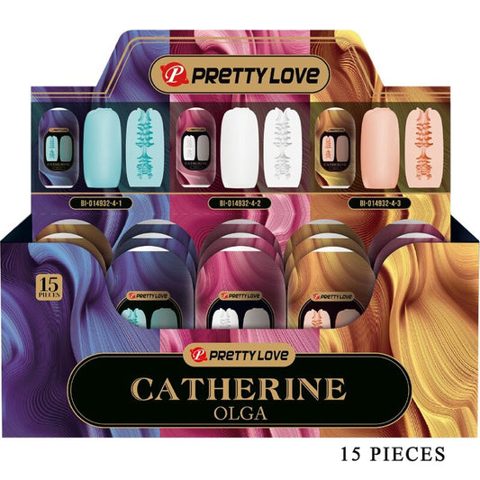 PRETTY LOVE - OLGA PACK 15 DIFFÉRENTS MASCRUBATEURS HOMMES - Sensualia