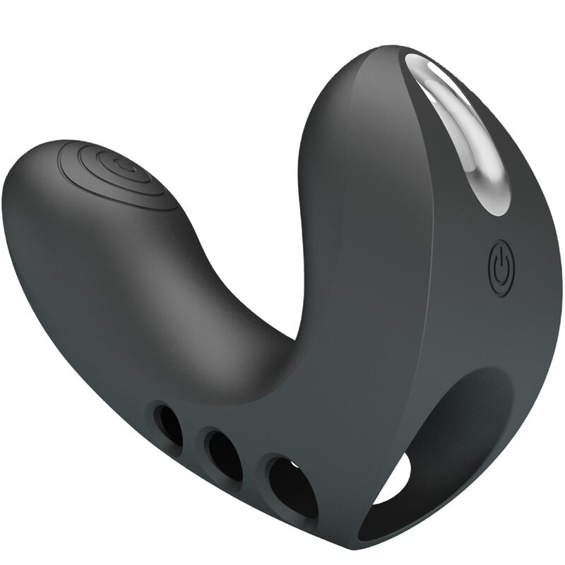 PRETTY LOVE - VIBRATEUR DOIGT CAMELIA 7 VIBRATIONS NOIR - Sensualia