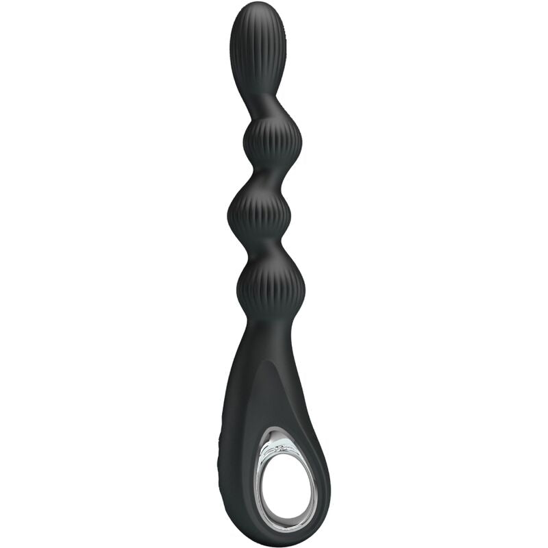PRETTY LOVE - VIBRATEUR ANAL FEDERER 12 VIBRATIONS NOIR - Sensualia