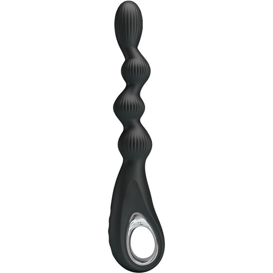 PRETTY LOVE - VIBRATEUR ANAL FEDERER 12 VIBRATIONS NOIR - Sensualia