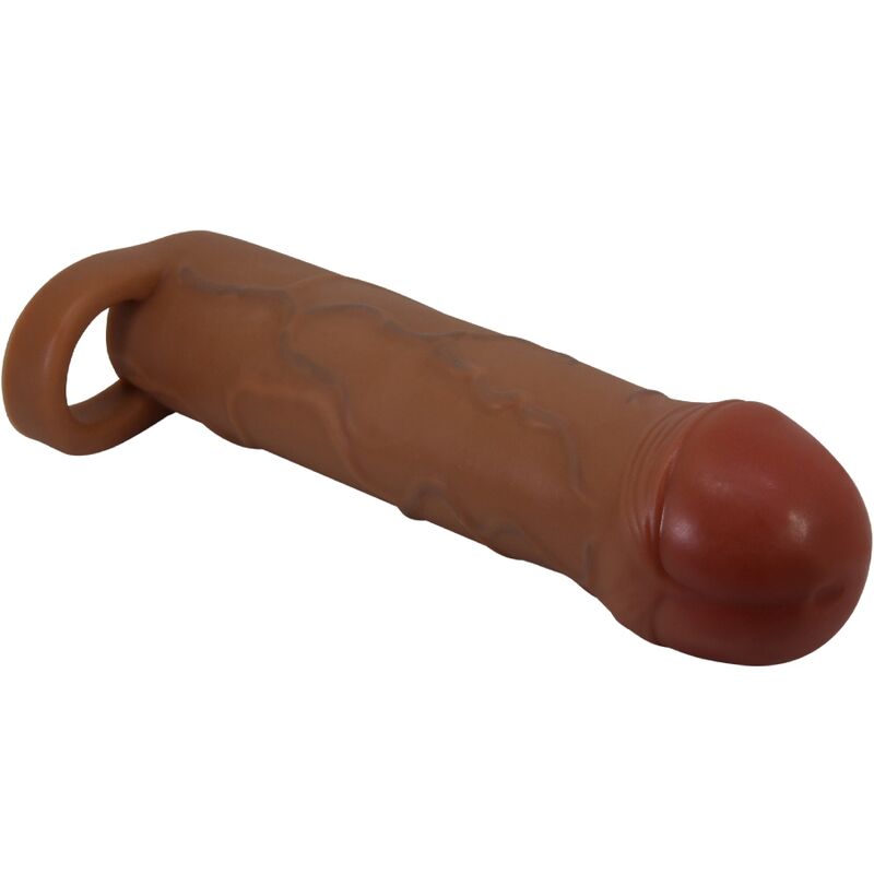 PRETTY LOVE - MANCHON DE PÉNIS POUR OIGNON AVEC EXTENSION DE 2,5 CM MULATTO - Sensualia
