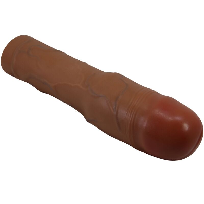 PRETTY LOVE - KYLIAN MANCHON PÉNIS AVEC EXTENSION 7,6 CM MULÂTRE - Sensualia