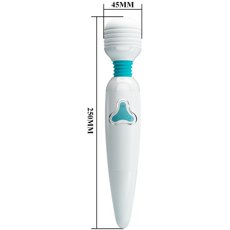 PRETTY LOVE - VIBRATEUR CLOUD WAND 7 VIBRATIONS BLANC - Sensualia