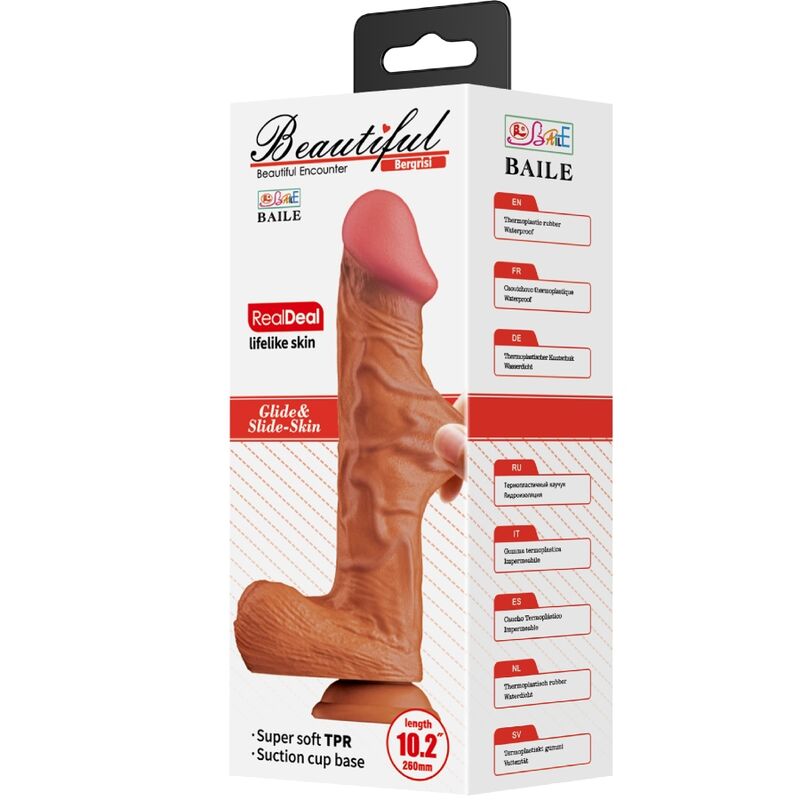 BAILE - GODE RÉALISTE BERGRISI 26 CM CHAIR - Sensualia