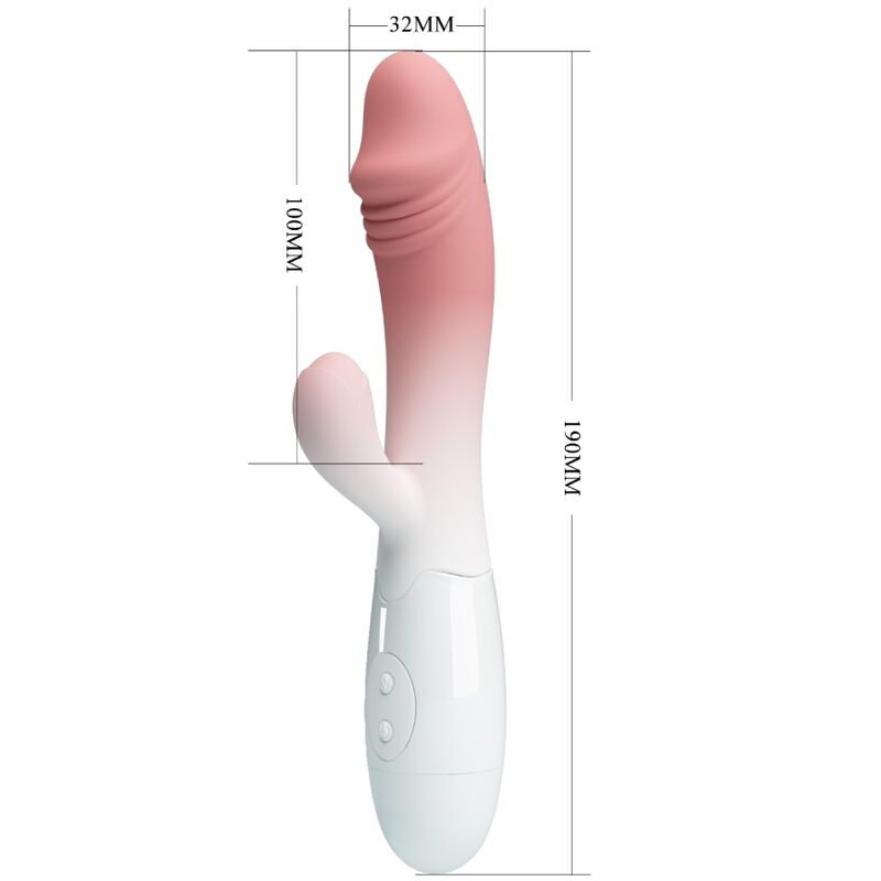 PRETTY LOVE - VIBRATEUR SNAPPY RABBIT 30 VIBRATIONS ROSE - Sensualia