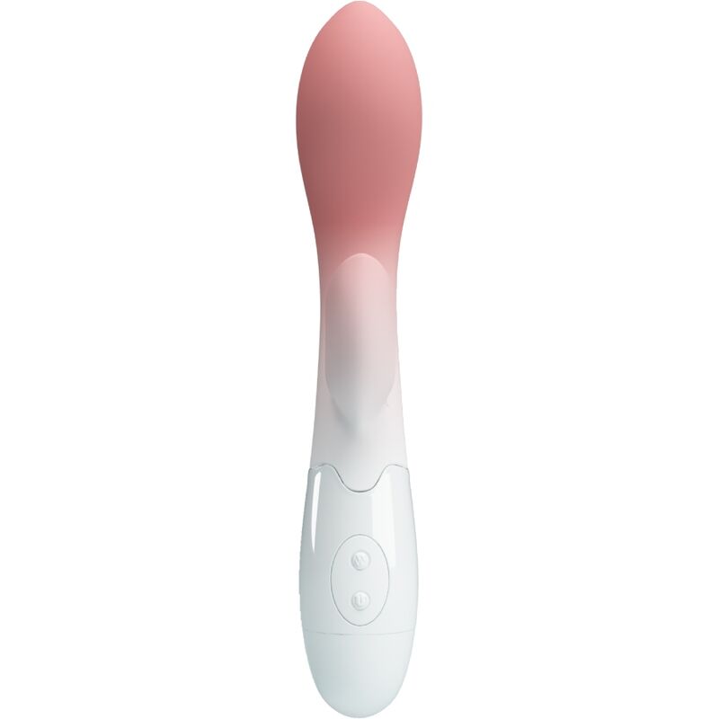 PRETTY LOVE - VIBRATEUR POINT G LUMINEUX + STIMULATEUR DE CLITORIS 30 VIBRATIONS ROSE - Sensualia