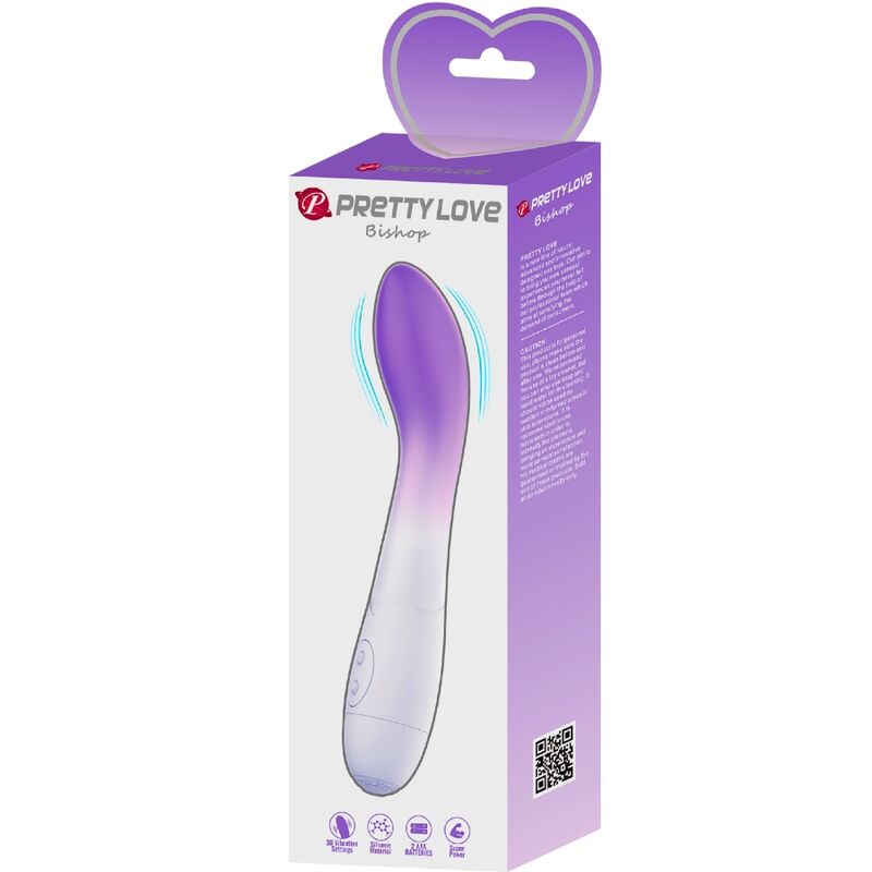 PRETTY LOVE - VIBRATEUR POINT G BISHOP 30 VIBRATIONS VIOLET - Sensualia