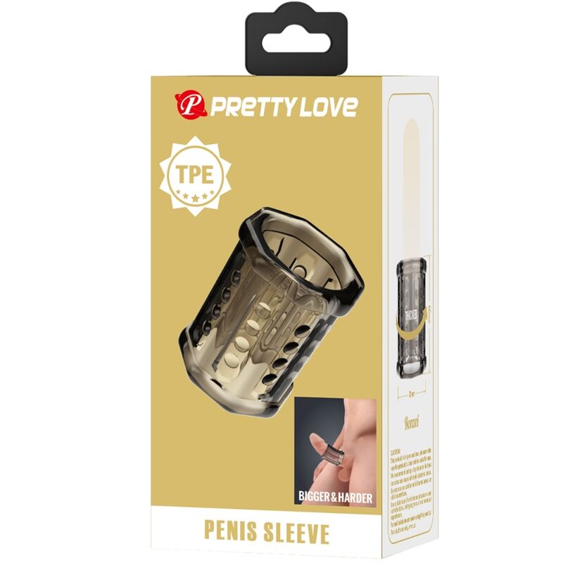 PRETTY LOVE - RONAEL MANCHON PÉNIS SUPER EXTENSIBLE TRANSPARENT - Sensualia