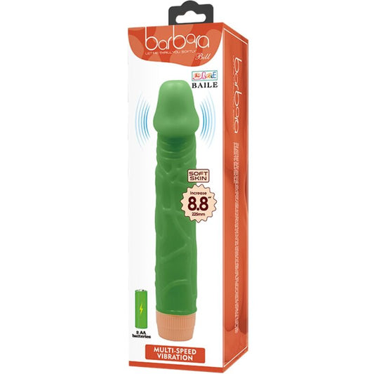 BAILE - VIBRATEUR RÉALISTE BILL 22,5 CM VERT - Sensualia