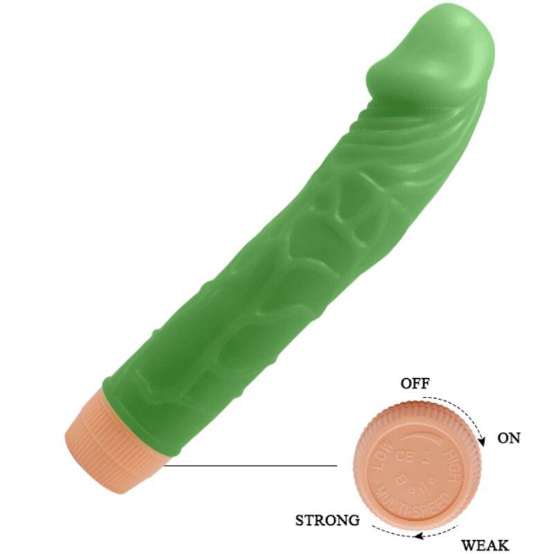 BAILE - VIBRATEUR RÉALISTE BILL 22,5 CM VERT - Sensualia