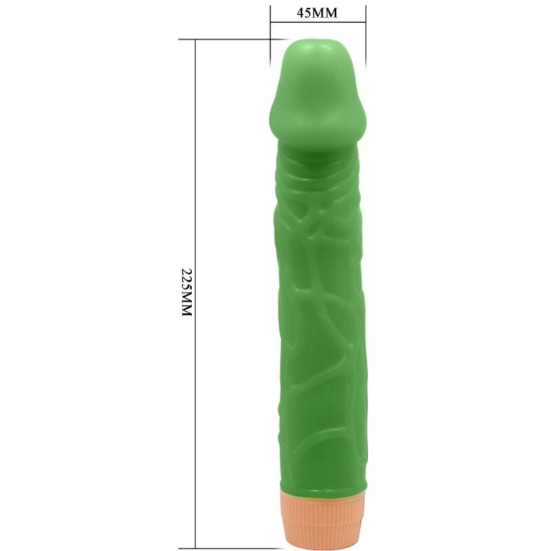BAILE - VIBRATEUR RÉALISTE BILL 22,5 CM VERT - Sensualia