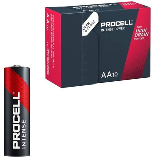PROCELL - INTENSE POWER ALCALINE LR6 AA 1,5V BOÎTE*10 - Sensualia