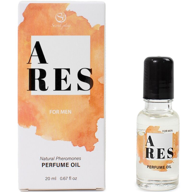 SECRETPLAY - ARES PARFUM NATUREL PHÉROMONES EN HUILE POUR HOMME 20 ML - Sensualia