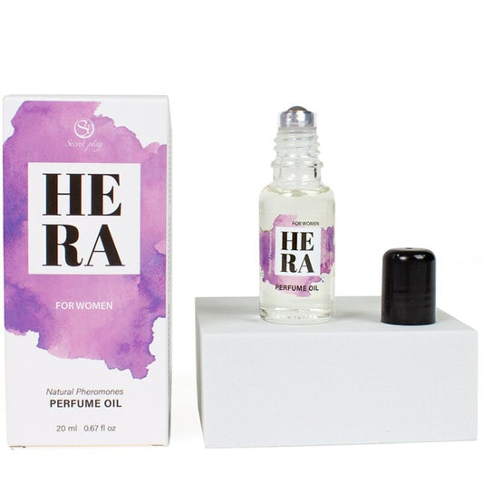 SECRETPLAY - HERA PARFUM NATUREL PHÉROMONES EN HUILE POUR FEMME 20 ML - Sensualia