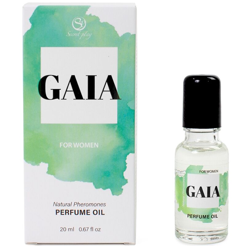SECRETPLAY - GAIA PARFUM NATUREL PHÉROMONES EN HUILE POUR FEMME 20 ML - Sensualia