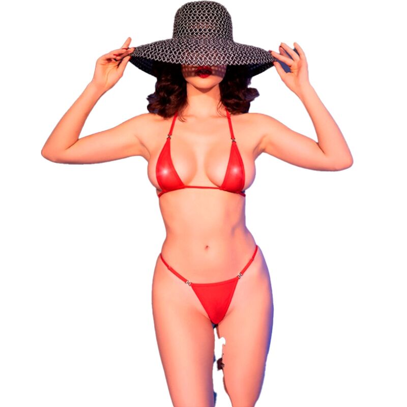 CHILIROSE - CR 4840 MICRO BIKINI ROUGE S/M - Sensualia
