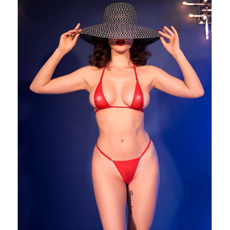 CHILIROSE - CR 4840 MICRO BIKINI ROUGE S/M - Sensualia