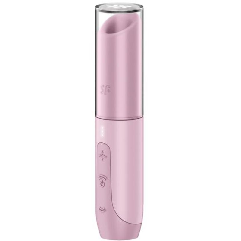 SATISFYER - STIMULATEUR DE CLITORIS SECRET KISS WAVE ROSE - Sensualia