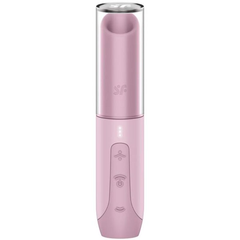SATISFYER - STIMULATEUR DE CLITORIS SECRET KISS WAVE ROSE - Sensualia