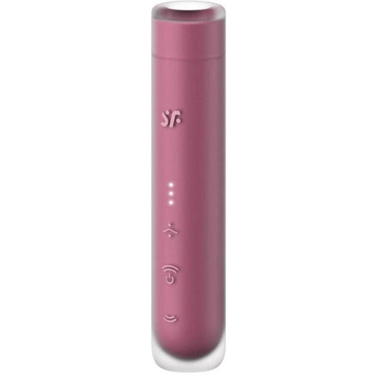 SATISFYER - STIMULATEUR DE CLITORIS FIRST KISS WAVE GARNET - Sensualia