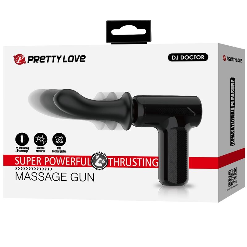 PRETTY LOVE - MASSEUR DJ DOCTOR 5 RÉGLAGES NOIR - Sensualia