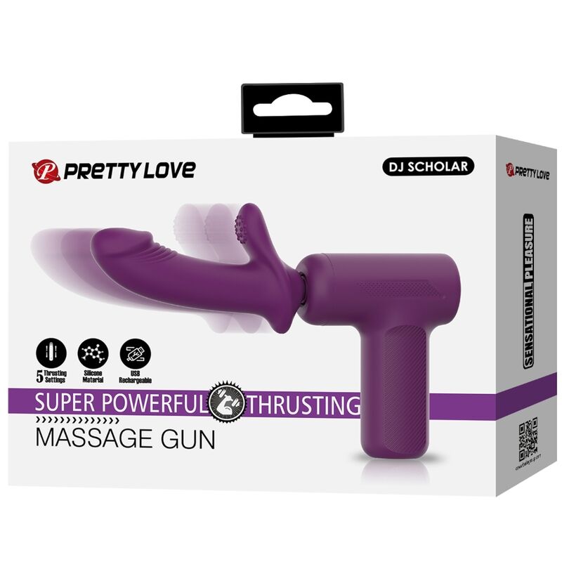 PRETTY LOVE - MASSEUR DJ SCHOLAR 5 RÉGLAGES VIOLET - Sensualia