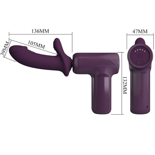 PRETTY LOVE - MASSEUR DJ SCHOLAR 5 RÉGLAGES VIOLET - Sensualia