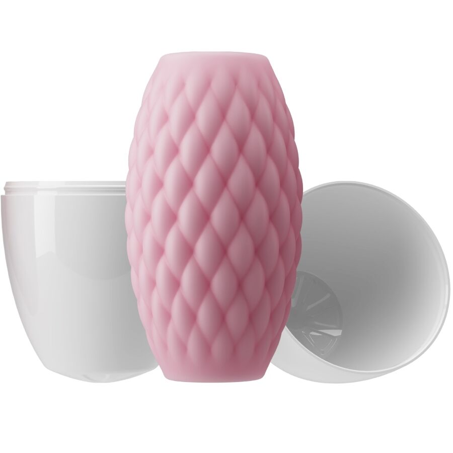 PRETTY LOVE - MASTURBATEUR POUR HOMME EN SILICONE ATHENA EROS ROSE - Sensualia