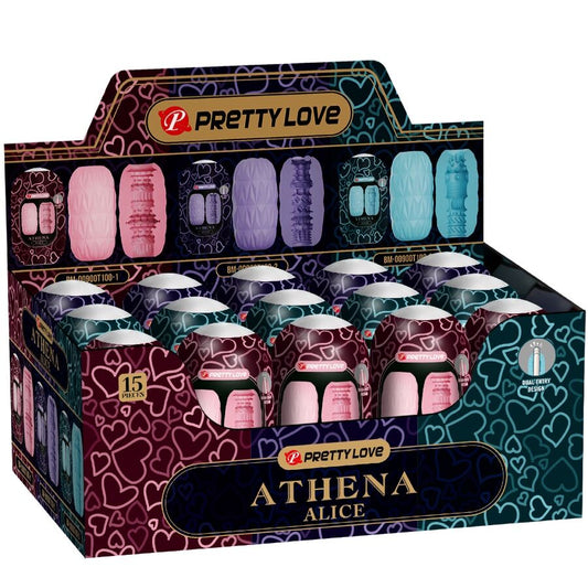 PRETTY LOVE - ATHENA ALICE PACK 15 MASTURBATEURS MASCULINS DIVERS - Sensualia