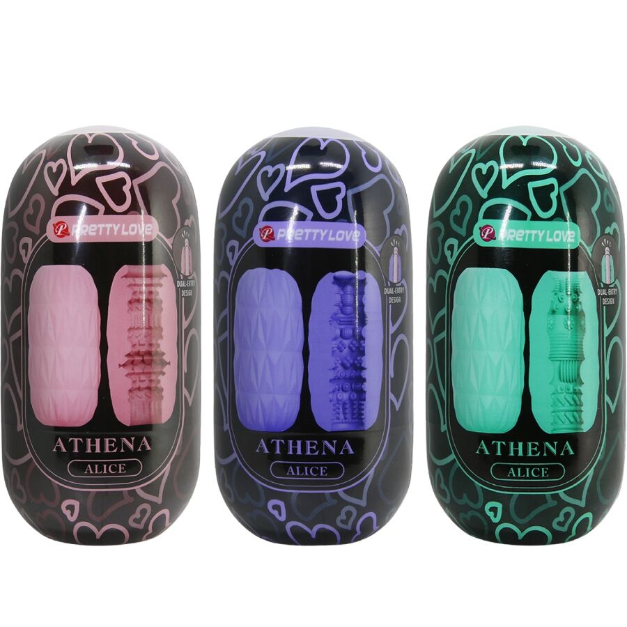 PRETTY LOVE - ATHENA ALICE PACK 15 MASTURBATEURS MASCULINS DIVERS - Sensualia
