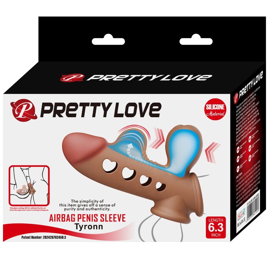 PRETTY LOVE - MANCHON PÉNIS TYRONN AVEC AIRBAG - Sensualia