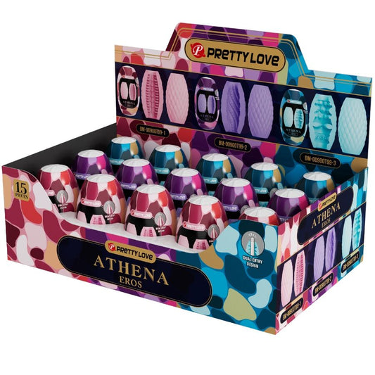 PRETTY LOVE - ATHENA EROS PACK 15 MASTURBATEURS MASCULINS DIVERS - Sensualia