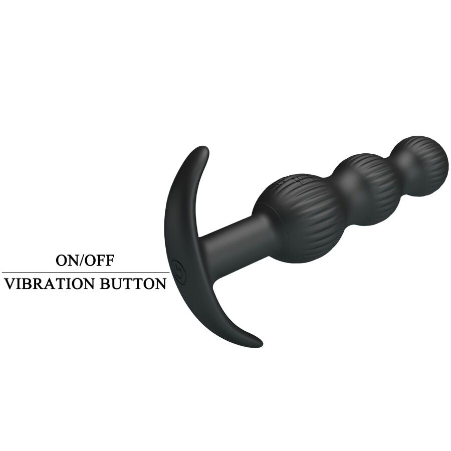 PRETTY LOVE - VIBRATEUR ANAL SIDNEY 10 VIBRATIONS NOIR - Sensualia