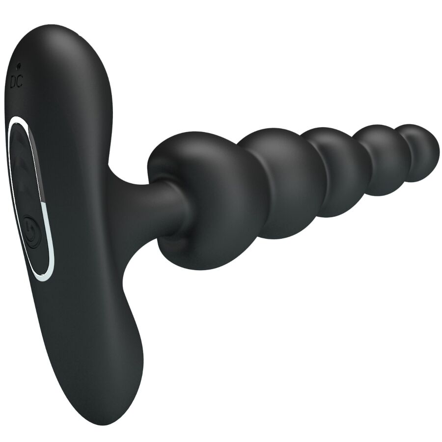 PRETTY LOVE - VIBRATEUR ANAL SIDNEY 10 VIBRATIONS NOIR - Sensualia