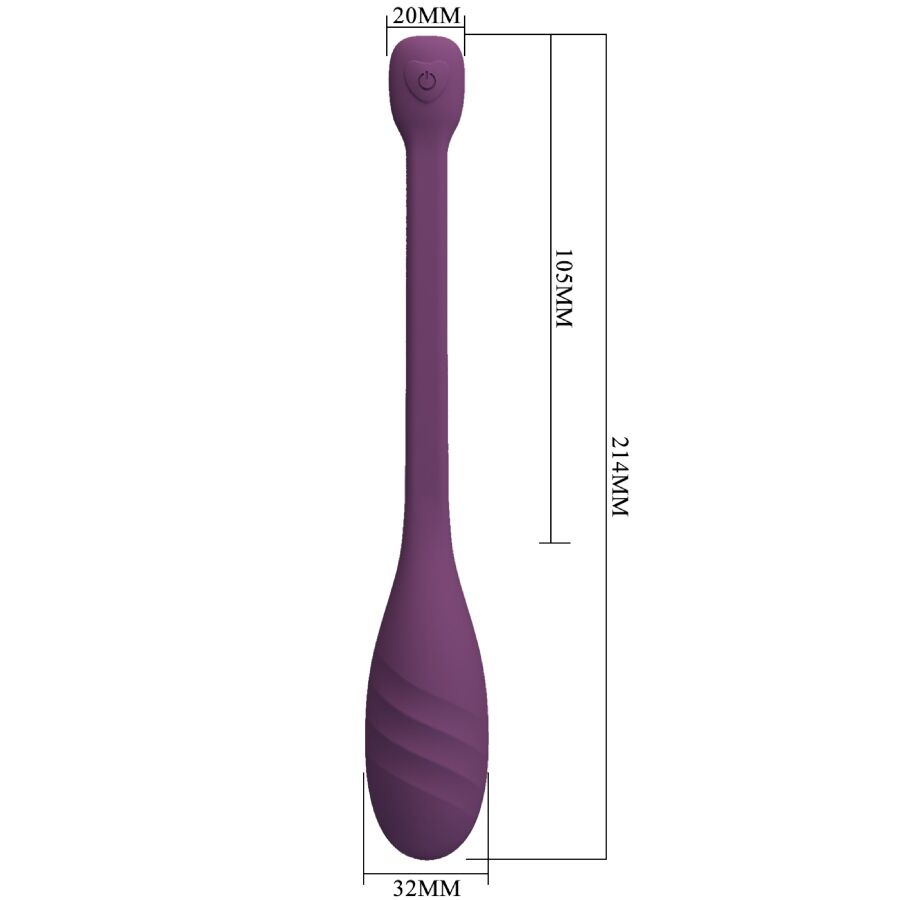 PRETTY LOVE - VIBRATEUR CONTRÔLÉ PAR APPLICATION LEVIATHAN VIOLET - Sensualia
