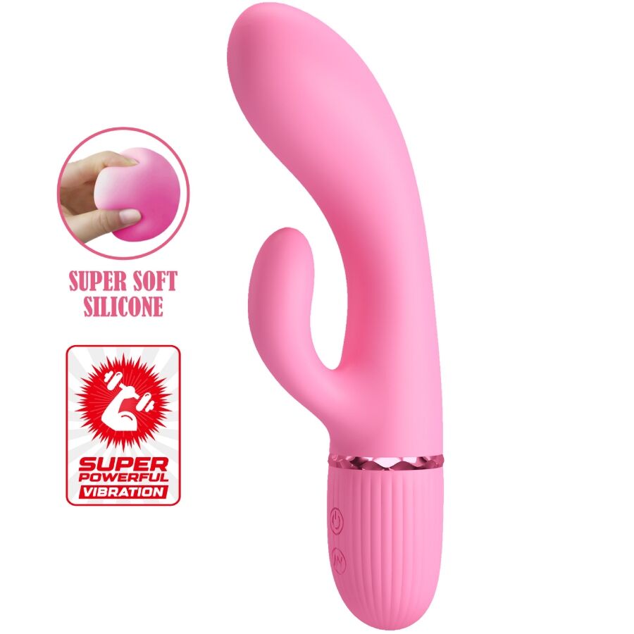 PRETTY LOVE - VIBRATEUR MARSKI RABBIT & POINT G ROSE - Sensualia