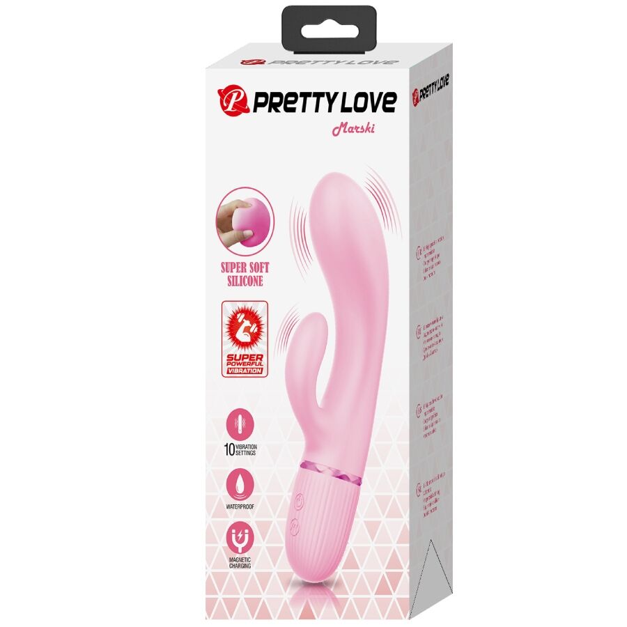 PRETTY LOVE - VIBRATEUR MARSKI RABBIT & POINT G ROSE - Sensualia