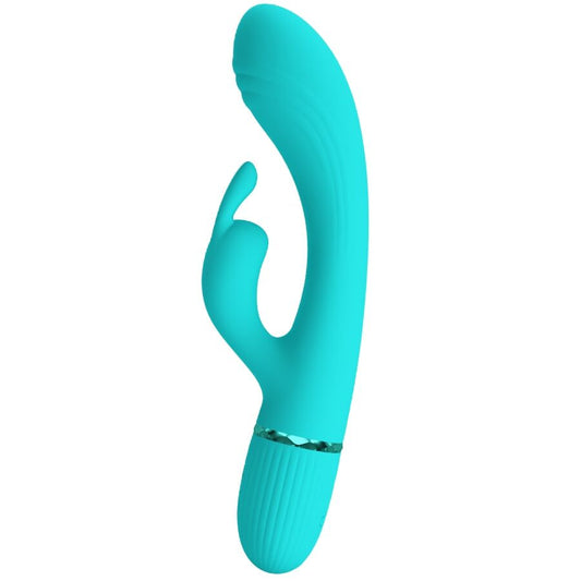 PRETTY LOVE - VIBRATEUR SCOCCO LAPIN TURQUOISE - Sensualia