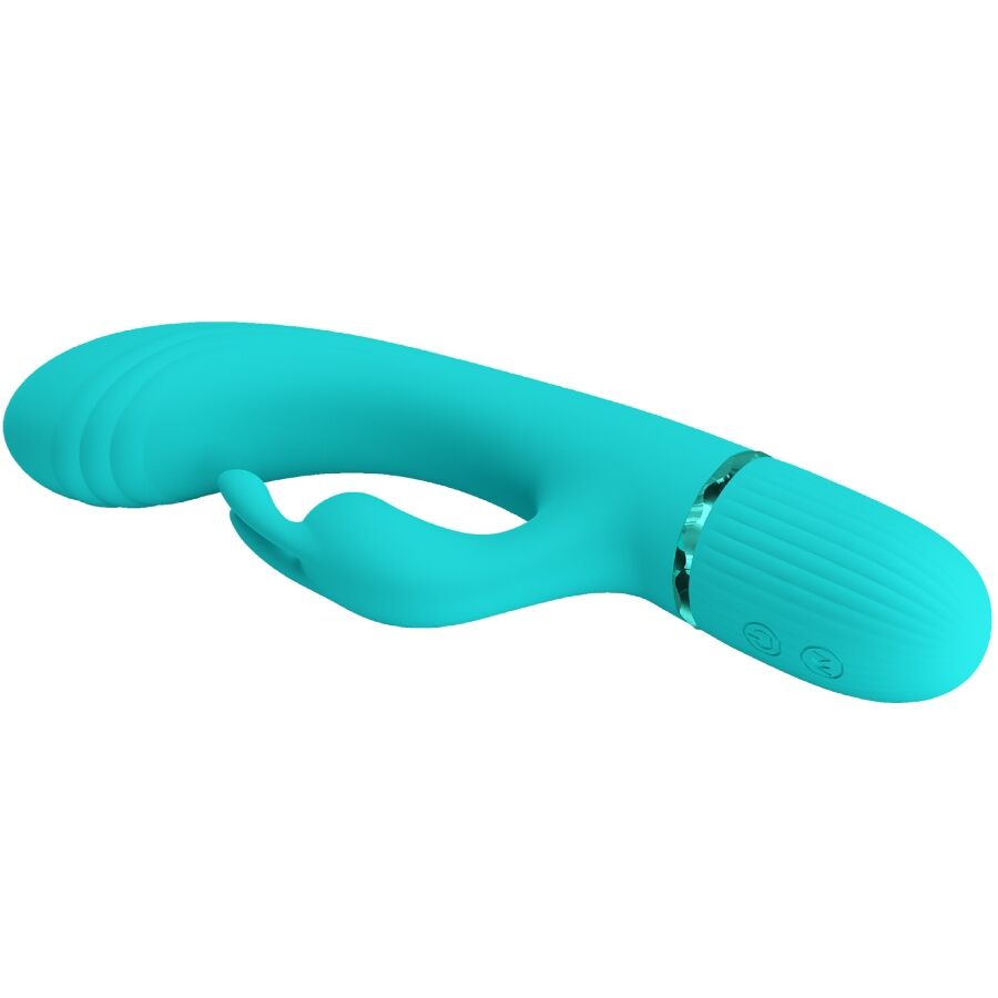 PRETTY LOVE - VIBRATEUR SCOCCO LAPIN TURQUOISE - Sensualia