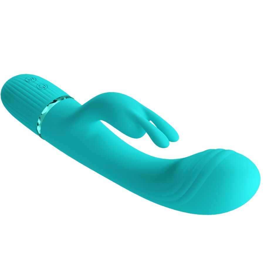 PRETTY LOVE - VIBRATEUR SCOCCO LAPIN TURQUOISE - Sensualia