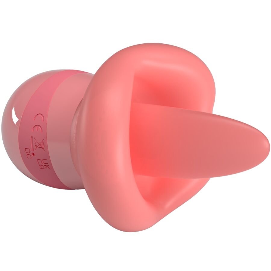 PRETTY LOVE - STIMULATEUR DE CLITORIS KYLEE TONGUE 10 VIBRATIONS ROSE NUDE - Sensualia