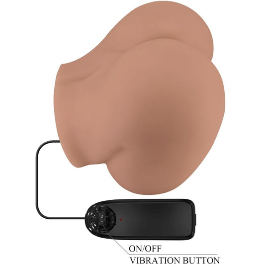 CRAZY BULL - VIBRATEUR BERNACE ASS AVEC VAGIN ET ANUS RÉALISTES TÉLÉCOMMANDE - Sensualia