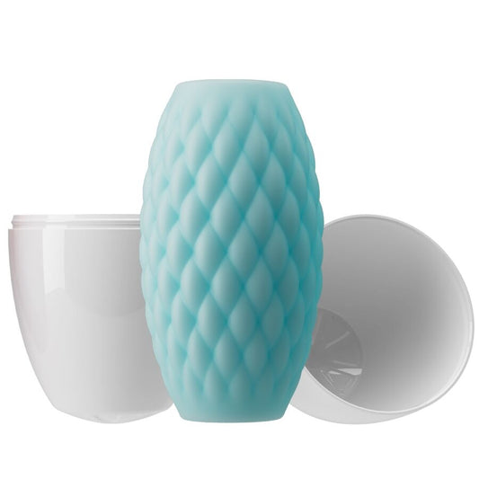 PRETTY LOVE - MASTURBATEUR POUR HOMME EN SILICONE ATHENA EROS BLEU CIEL - Sensualia