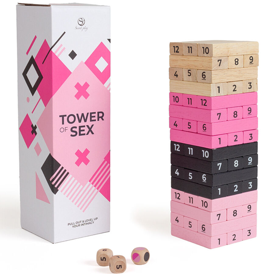 SECRETPLAY - JEU EN BOIS LA TOUR DU SEXE - Sensualia
