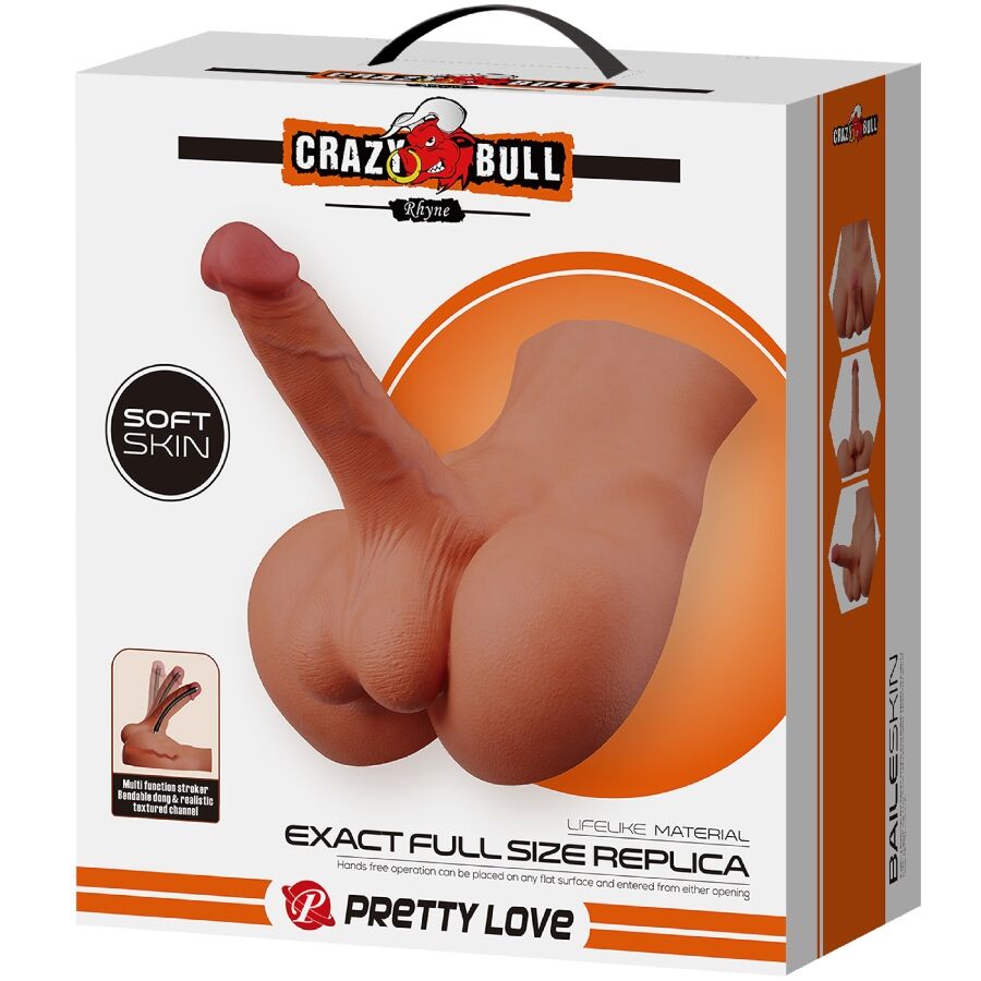 CRAZY BULL - MASTURBATEUR NATUREL RÉALISTE RHYNE BACK - Sensualia