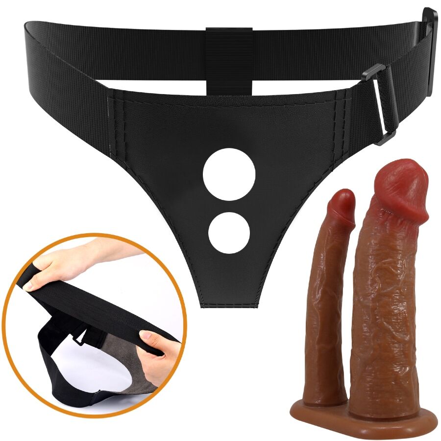 PRETTY LOVE - KEAVEN HARNAIS BRIEFS DOUBLE GODE UNIVERSEL ET CONFORTABLE - Sensualia