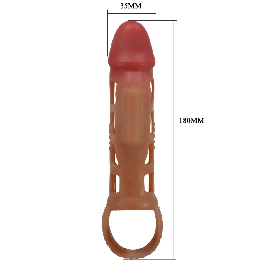 PRETTY LOVE - MANCHON PÉNIS VIBRANT PRESTON 18 CM - Sensualia